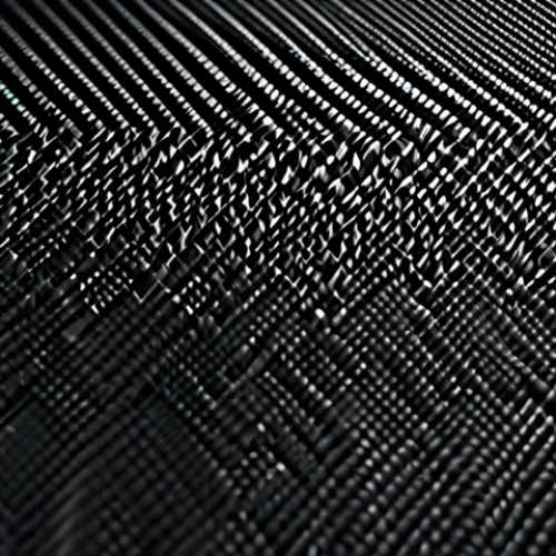 Home 25 A close-up shot of woven carbon fiber material, showcasing its texture and pattern. Professional studio lighting, high detail, safe for work, appropriate content, fully clothed (material is inanimate), professional.