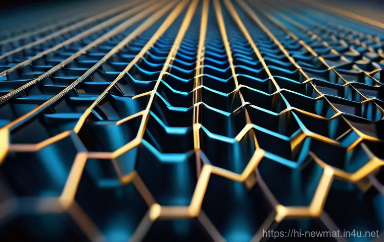 그래핀 나노튜브 - Graphene Nanotubes: The Microscopic Marvel**
A highly detailed, intricate close-up of intertwining g...