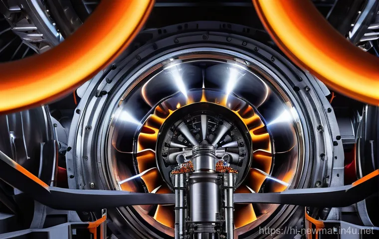 항공 우주 소재 - **Prompt:** A sleek, modern passenger aircraft with visible carbon fiber composite textures on its w...